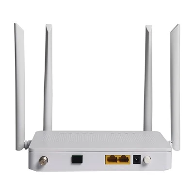 ثنائي النطاق Gpon Ont 2 منافذ Catv Wifi5 مصنع العلامة التجارية الجديدة
